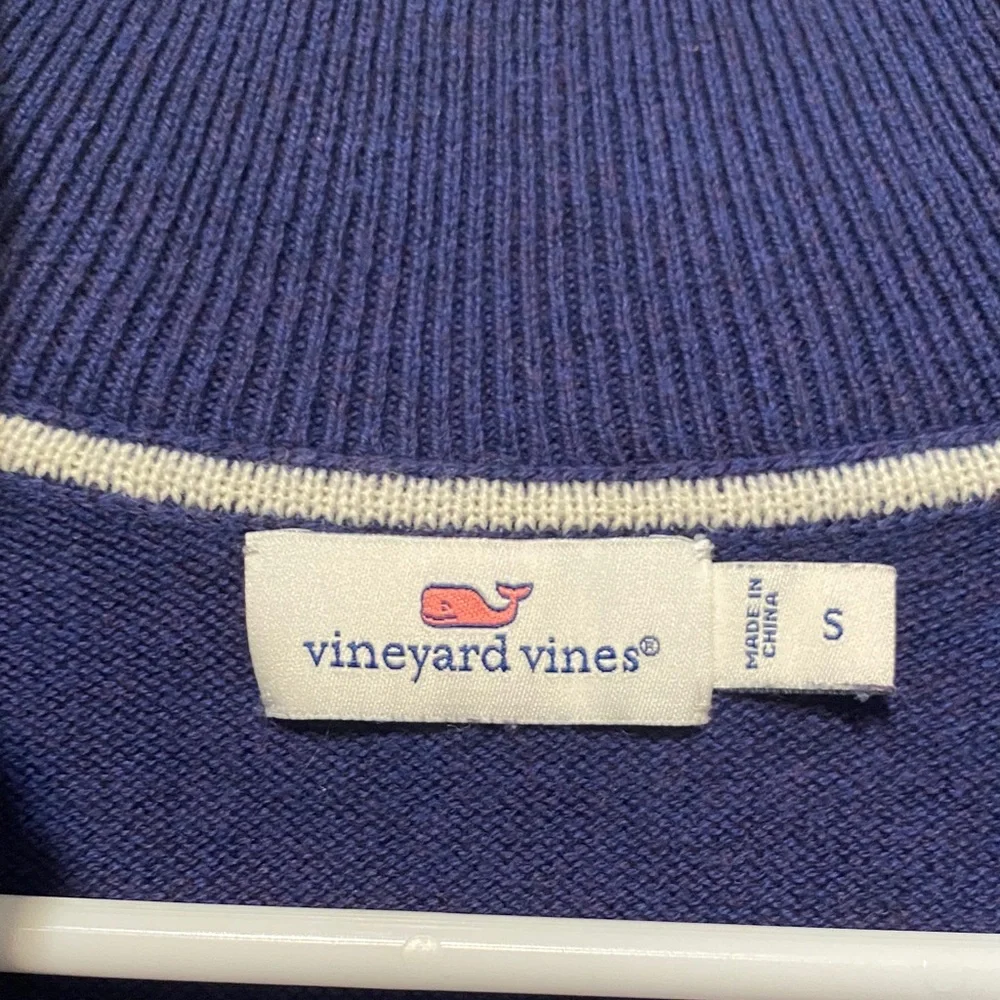 Vineyard Vines Quarter Zip Sweater - Picture 4 of 5